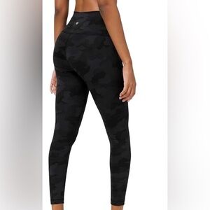Lululemon Athletica Black Camo Leggings